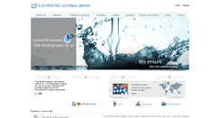 Desktop Screenshot of electrosteelcastings.com